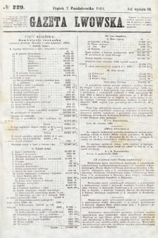 Gazeta Lwowska. 1864, nr 229