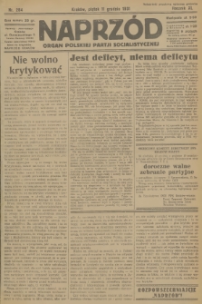 Naprzód : organ Polskiej Partji Socjalistycznej. 1931, nr 284