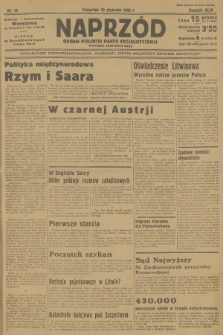 Naprzód : organ Polskiej Partji Socjalistycznej. 1935, nr 10