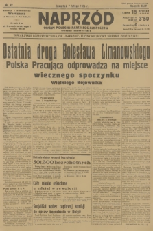 Naprzód : organ Polskiej Partji Socjalistycznej. 1935, nr 42