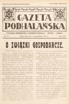 Gazeta Podhalańska : tygodnik poświęcony sprawom Podhala, Spisza, Orawy. 1931, nr 41