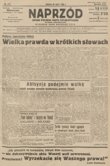 Naprzód : organ Polskiej Partji Socjalistycznej. 1935, nr 217