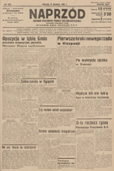 Naprzód : organ Polskiej Partji Socjalistycznej. 1935, nr 400