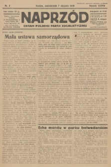 Naprzód : organ Polskiej Partji Socjalistycznej. 1929, nr 5