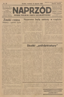 Naprzód : organ Polskiej Partji Socjalistycznej. 1929, nr 10