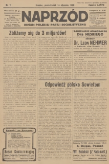 Naprzód : organ Polskiej Partji Socjalistycznej. 1929, nr 11