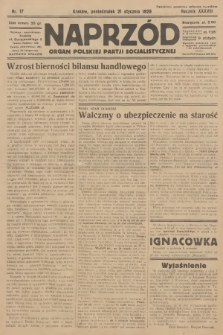Naprzód : organ Polskiej Partji Socjalistycznej. 1929, nr 17
