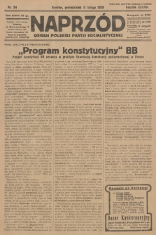 Naprzód : organ Polskiej Partji Socjalistycznej. 1929, nr 34