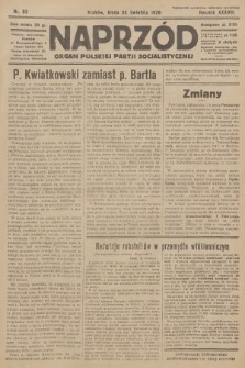 Naprzód : organ Polskiej Partji Socjalistycznej. 1929, nr 93
