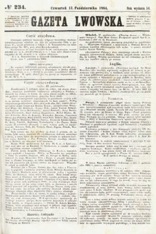 Gazeta Lwowska. 1864, nr 234