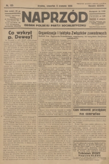 Naprzód : organ Polskiej Partji Socjalistycznej. 1929, nr 125