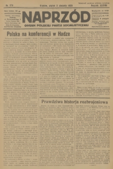 Naprzód : organ Polskiej Partji Socjalistycznej. 1929, nr 173