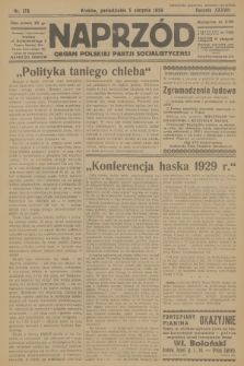 Naprzód : organ Polskiej Partji Socjalistycznej. 1929, nr 176