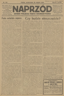 Naprzód : organ Polskiej Partji Socjalistycznej. 1929, nr 193