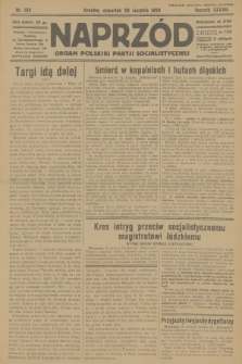 Naprzód : organ Polskiej Partji Socjalistycznej. 1929, nr 195