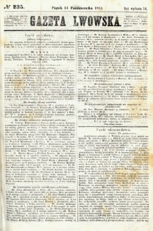 Gazeta Lwowska. 1864, nr 235