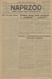 Naprzód : organ Polskiej Partji Socjalistycznej. 1929, nr 230