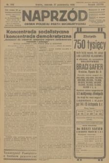 Naprzód : organ Polskiej Partji Socjalistycznej. 1929, nr 246