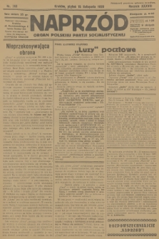 Naprzód : organ Polskiej Partji Socjalistycznej. 1929, nr 261