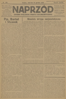 Naprzód : organ Polskiej Partji Socjalistycznej. 1929, nr 293