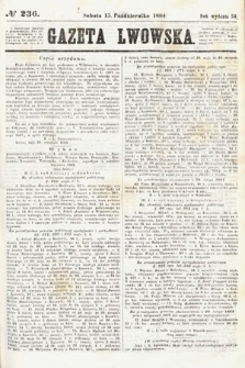 Gazeta Lwowska. 1864, nr 236