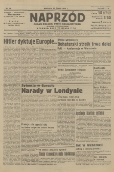 Naprzód : organ Polskiej Partji Socjalistycznej. 1936, nr 84