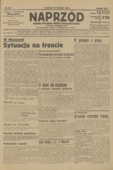 Naprzód : organ Polskiej Partji Socjalistycznej. 1936, nr 261