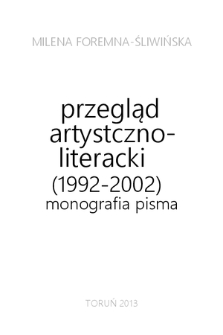 Przegląd Artystyczno-Literacki (1992-2002) : monografia pisma