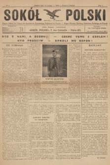 Sokół Polski : organe officiel de l'Union des Sociétés Polonaises de Gymnastique en France = organ oficjalny Dzielnicy Sokolstwa Polskiego we Francji. R.1, 1924, № 3