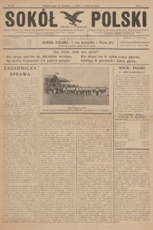 Sokół Polski : organe officiel de l'Union des Sociétés Polonaises de Gymnastique en France (...) = organ oficjalny Dzielnicy Sokolstwa Polskiego we Francji : tygodnik, poświęcony interesom Sokolstwa oraz sprawom społecznym i narodowo-oświatowym. R.1, 1924, № 26