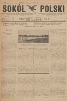 Sokół Polski : organe officiel de l'Union des Sociétés Polonaises de Gymnastique en France (...) = organ oficjalny Dzielnicy Sokolstwa Polskiego we Francji : tygodnik, poświęcony interesom Sokolstwa oraz sprawom społecznym i narodowo-oświatowym. R.1, 1924, № 28