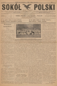 Sokół Polski : organe officiel de l'Union des Sociétés Polonaises de Gymnastique en France (...) = organ oficjalny Dzielnicy Sokolstwa Polskiego we Francji : tygodnik, poświęcony interesom Sokolstwa oraz sprawom społecznym i narodowo-oświatowym. R.1, 1924, № 38