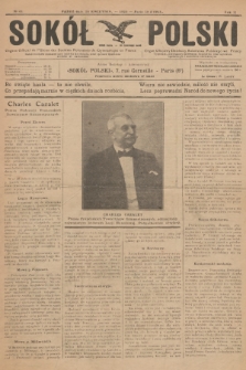 Sokół Polski : organe officiel de l'Union des Sociétés Polonaises de Gymnastique en France (...) = organ oficjalny Dzielnicy Sokolstwa Polskiego we Francji : tygodnik, poświęcony interesom Sokolstwa oraz sprawom społecznym i narodowo-oświatowym. R.2, 1925, № 61
