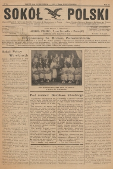 Sokół Polski : organe officiel de l'Union des Sociétés Polonaises de Gymnastique en France (...) = organ oficjalny Dzielnicy Sokolstwa Polskiego we Francji : tygodnik, poświęcony interesom Sokolstwa oraz sprawom społecznym i narodowo-oświatowym. R.2, 1925, № 84