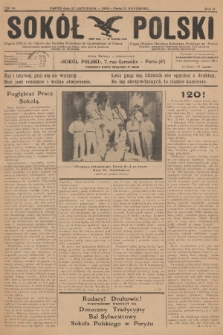 Sokół Polski : organe officiel de l'Union des Sociétés Polonaises de Gymnastique en France (...) = organ oficjalny Dzielnicy Sokolstwa Polskiego we Francji : tygodnik, poświęcony interesom Sokolstwa oraz sprawom społecznym i narodowo-oświatowym. R.2, 1925, № 92