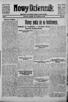 Nowy Dziennik. 1918 , nr 72