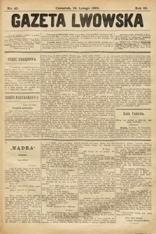 Gazeta Lwowska. 1903, nr 40