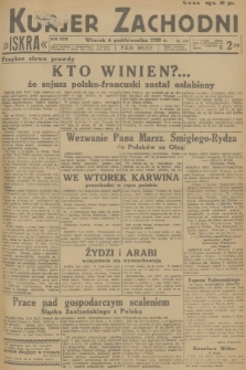 Kurjer Zachodni Iskra. R.29, 1938, nr 272