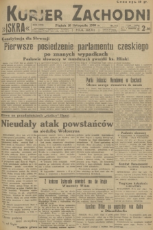 Kurjer Zachodni Iskra. R.29, 1938, nr 317