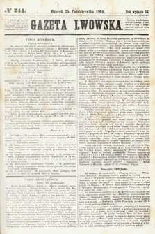 Gazeta Lwowska. 1864, nr 244