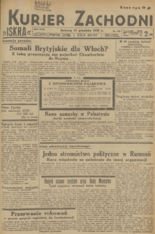 Kurjer Zachodni Iskra. R.29, 1938, nr 346