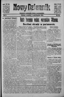 Nowy Dziennik. 1918 , nr 84