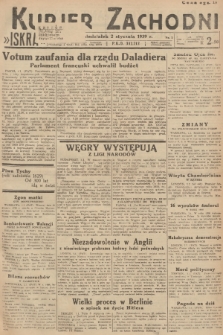 Kurjer Zachodni Iskra. R.30, 1939, nr 2