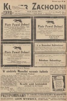 Kurjer Zachodni Iskra. R.30, 1939, nr 46