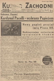 Kurjer Zachodni Iskra. R.30, 1939, nr 62