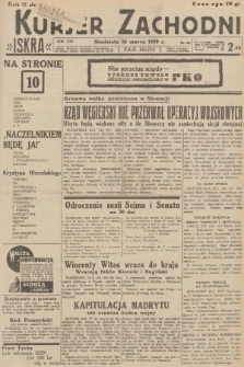 Kurjer Zachodni Iskra. R.30, 1939, nr 85