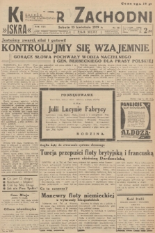 Kurjer Zachodni Iskra. R.30, 1939, nr 103