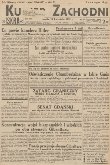 Kurjer Zachodni Iskra. R.30, 1939, nr 107