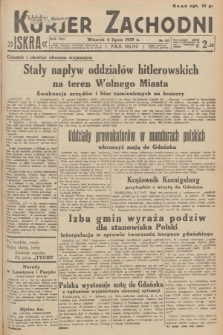 Kurjer Zachodni Iskra. R.30, 1939, nr 182