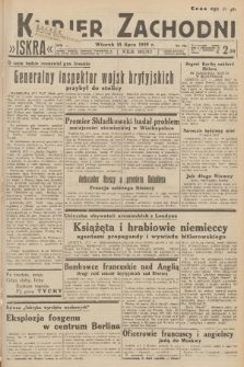 Kurjer Zachodni Iskra. R.30, 1939, nr 196